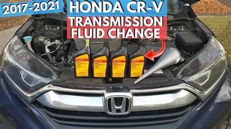 2017 honda cr-v transmission fluid change